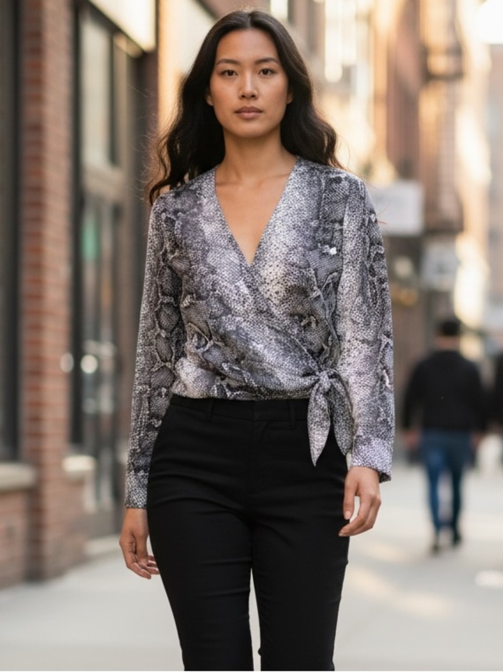 Supply & Demand Snake Print Blouse NWT (J)